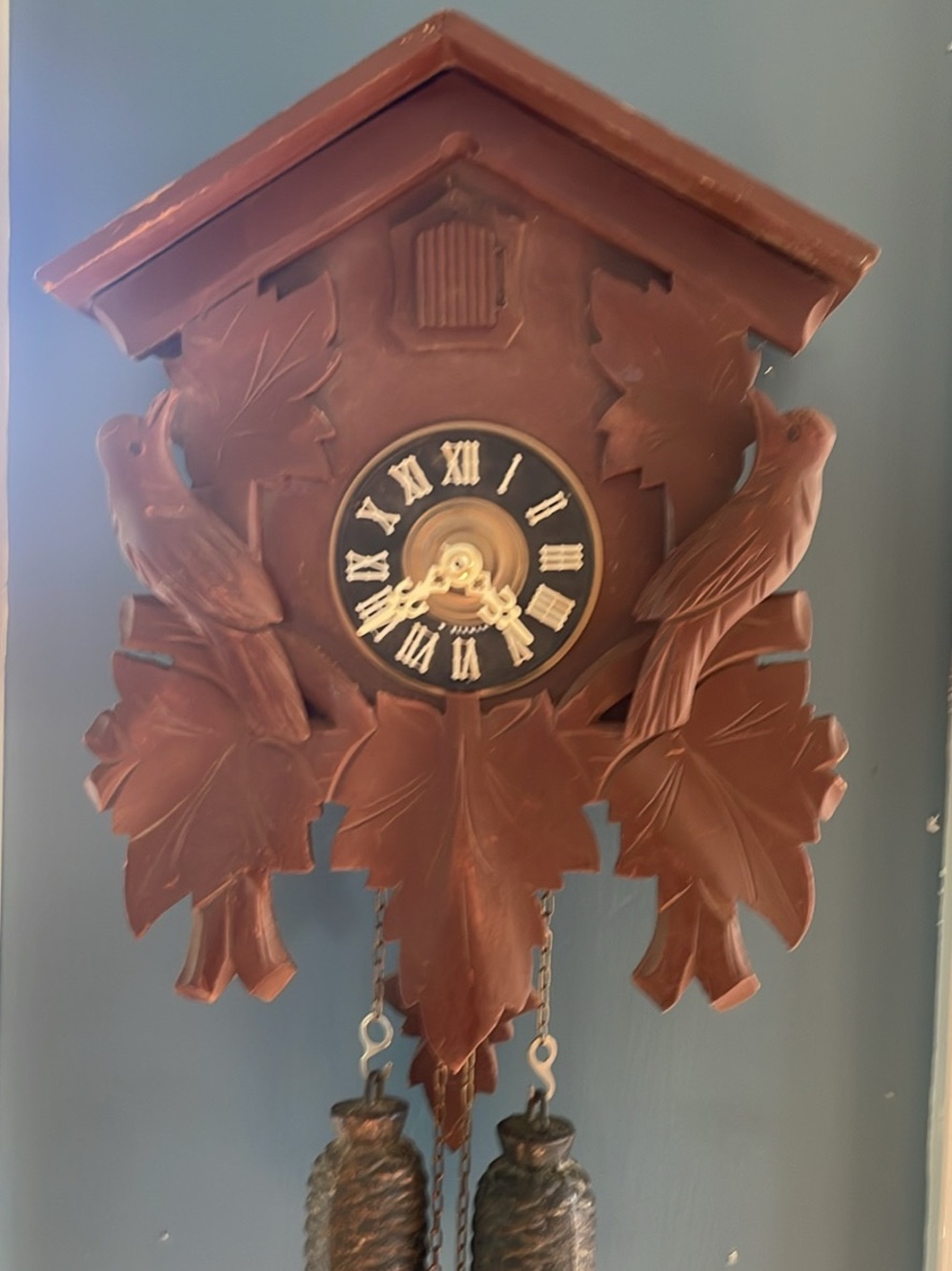 Brown Decorative Cuckoo Wall Clock - Brand: